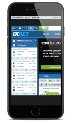 1xbet mobil bahis sitesi